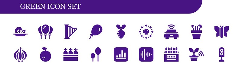 green icon set