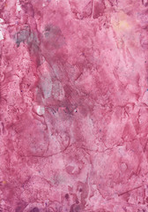 Fototapeta premium Abstract background, hand-painted texture, watercolor painting, splashes, drops of paint, paint smears. Design for backgrounds, wallpapers, covers and packaging.