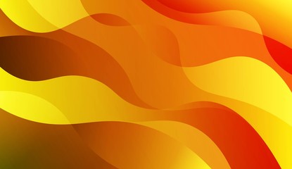 Template Background With Wave Geometric Shape. For Design, Presentation, Business. Vector Illustration with Color Gradient