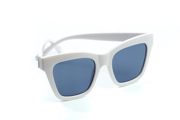 Fototapeta premium white sunglasses isolated on white background
