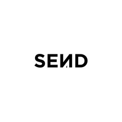 Send Logo Design Template Icon