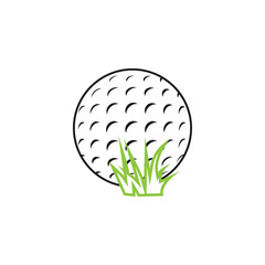 Golf icon graphic design template vector illustration