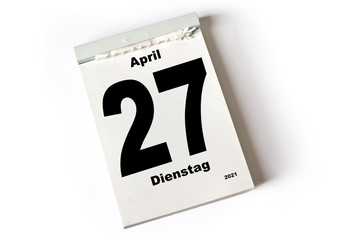 27. April 2021