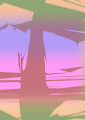 Pastel Shades Abstract Background