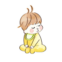 怒っている赤ちゃん