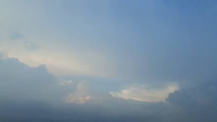 Naklejka na ściany i meble sky with clouds