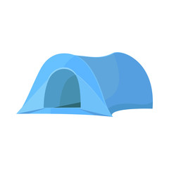 Vector design of tent and camp logo. Collection of tent and dome stock vector illustration.