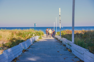 Alluring access to the beach