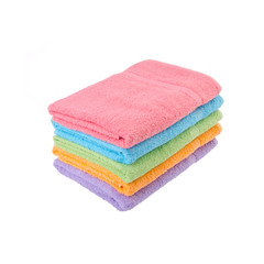 towel or bath towel on a background new.