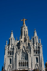 The beauty of the Temple of the Sacred Heart in Barcelona