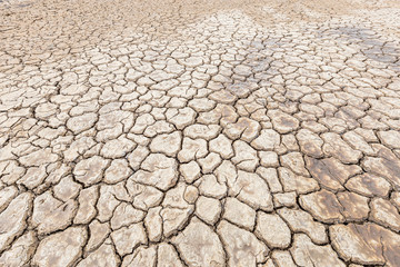Brown dry soil or cracked ground texture background.