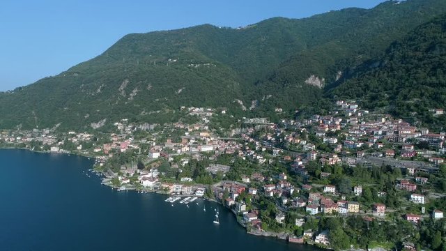 Village of Moltrasio, Como lake. Italy
