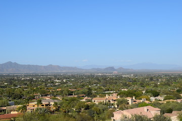 Fototapeta na wymiar panoramic view of the village