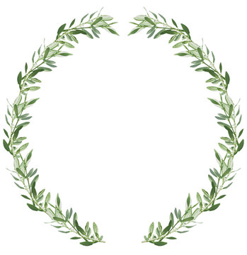 Couronne de feuilles d’olivier