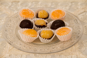 yemas de santa teresa a typical spanish cake