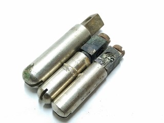 A picture of old and used switch plug part's