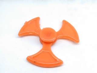  A picture of plastic spinner isolated on a white background