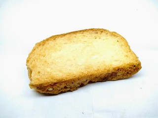A picture of rusk isolated on white background