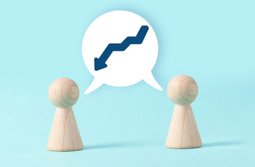 Speech Bubble Financial chart Loss