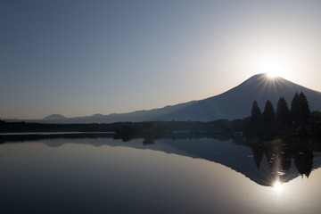 富士山　日の出