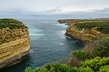 Die Kalkstein Küste im Port Campbell Nationalpark an der Great Ocean Road in Victoria Australien