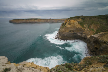 Fototapeta na wymiar The Arch im Port Campbell Nationalpark an der Great Ocean Road in Victoria Australien