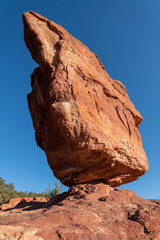 Balanced Rock Sandstone rock formation in Colorado
