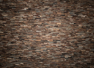 background and texture of vintage real slate stone wall