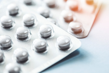 Pills and capsules, social issue, medicine and the pharmaceutical industry