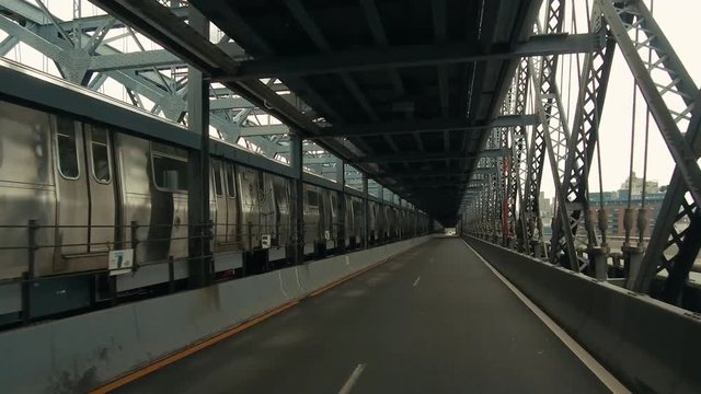 New York City Williamsburg Bridge subway
