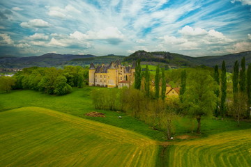 The Castle of Montal  standing on the heights above the Dordogne Valley, this castle was built...