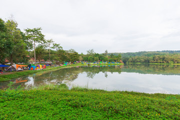 Lanscape at Nature and ecotourism study center, Chet Kod-Pong Kon Sao, Thailand.