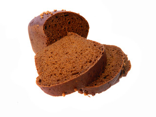 bread isolated on white background