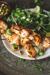 Brochette de Poulet au Barbecue pour l ‘été 