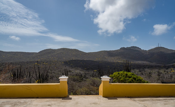Old Landhouse building on the Caribbean island of Curacao