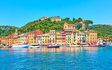 Fototapeta na wymiar Panorama of Portofino