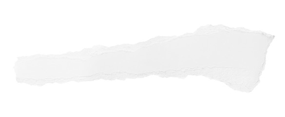 white paper ripped message torn