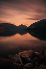 Summer evenings on Wallowa Lake in Eastern Oregon