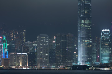 View at Victoria harbor , Hong Kong