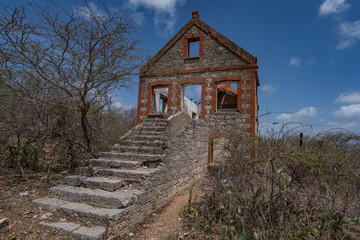 Old Landhouse building on the Caribbean island of Curacao