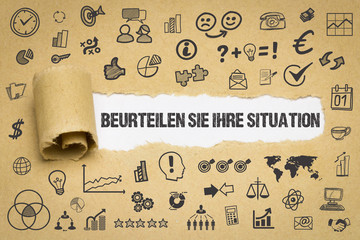 Beurteilen Sie Ihre Situation