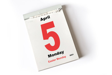 5. April 2021 Easter Monday