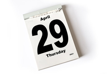 29. April 2021