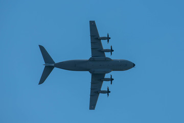 Avion en vol salon de l’aéronautique 