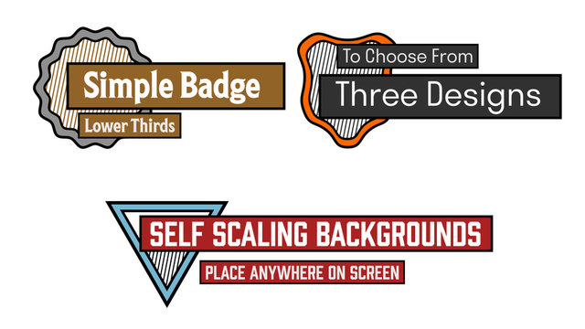 Badge Lower Thirds