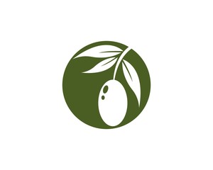 olive logo template vector design