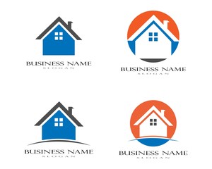 Real Estate , Property and Construction Logo design for business corporate sign . Vector Logo .