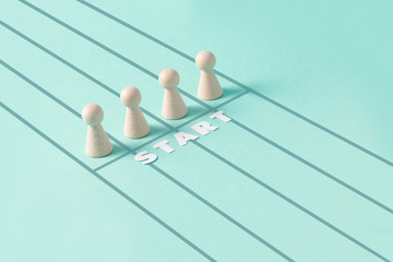 Start line and Figures