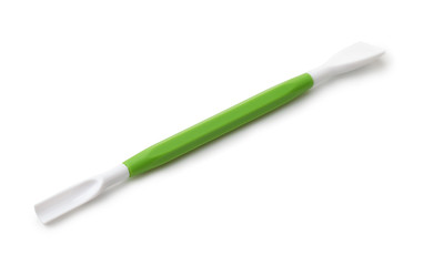 Green plastic double ended modelling tool