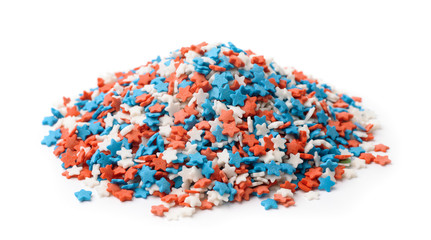 Heap of stars confetti candy sprinkles